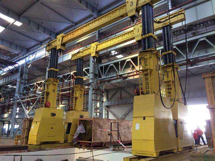 如何用液壓龍門吊完成重型機械搬運及定位安裝？